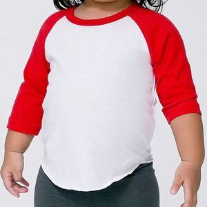 American Apparel Pack Of 4 For $14 Red and White Long Sleeve Tee